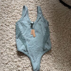 SKIMS Light Blue Bodysuit